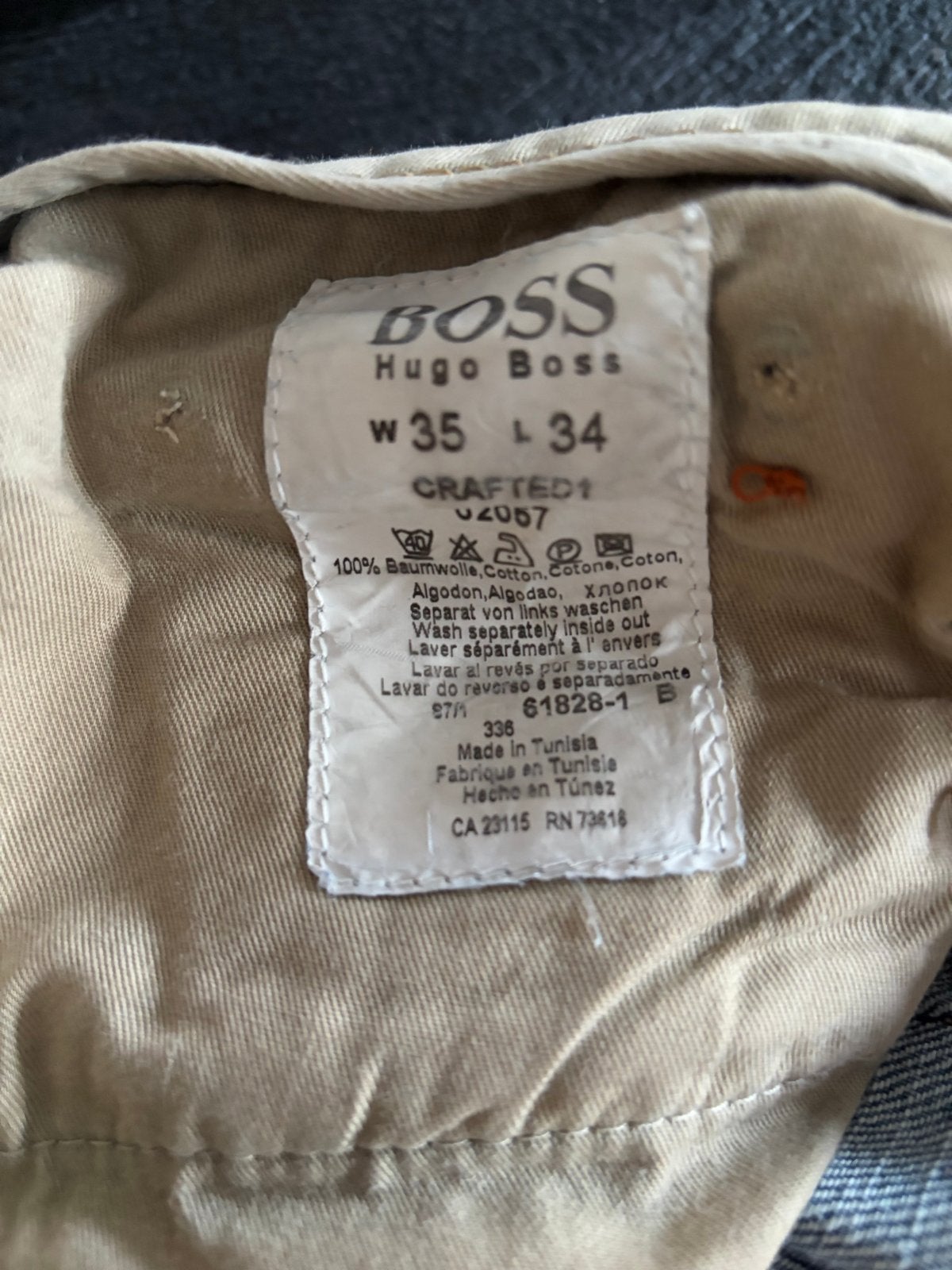 BOSS Hugo Boss Jeans W35 L34 - Zo goed als nieuw, Kleding | Heren, Ophalen of Verzenden, Zo goed als nieuw, Blauw, Overige jeansmaten