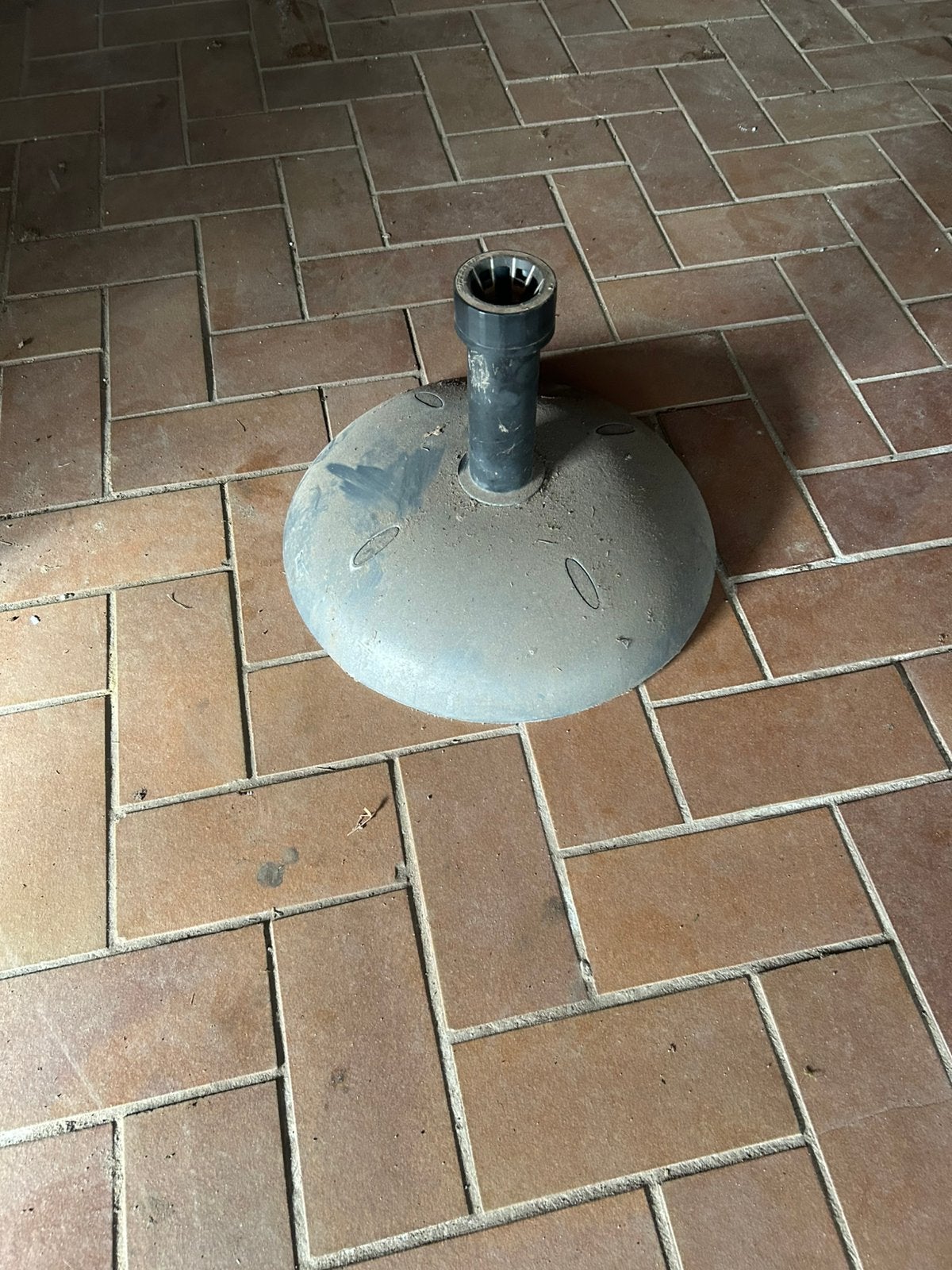 Parasol poten, Tuin en Terras, Ophalen, Gebruikt, Minder dan 1 meter, Parasolvoet