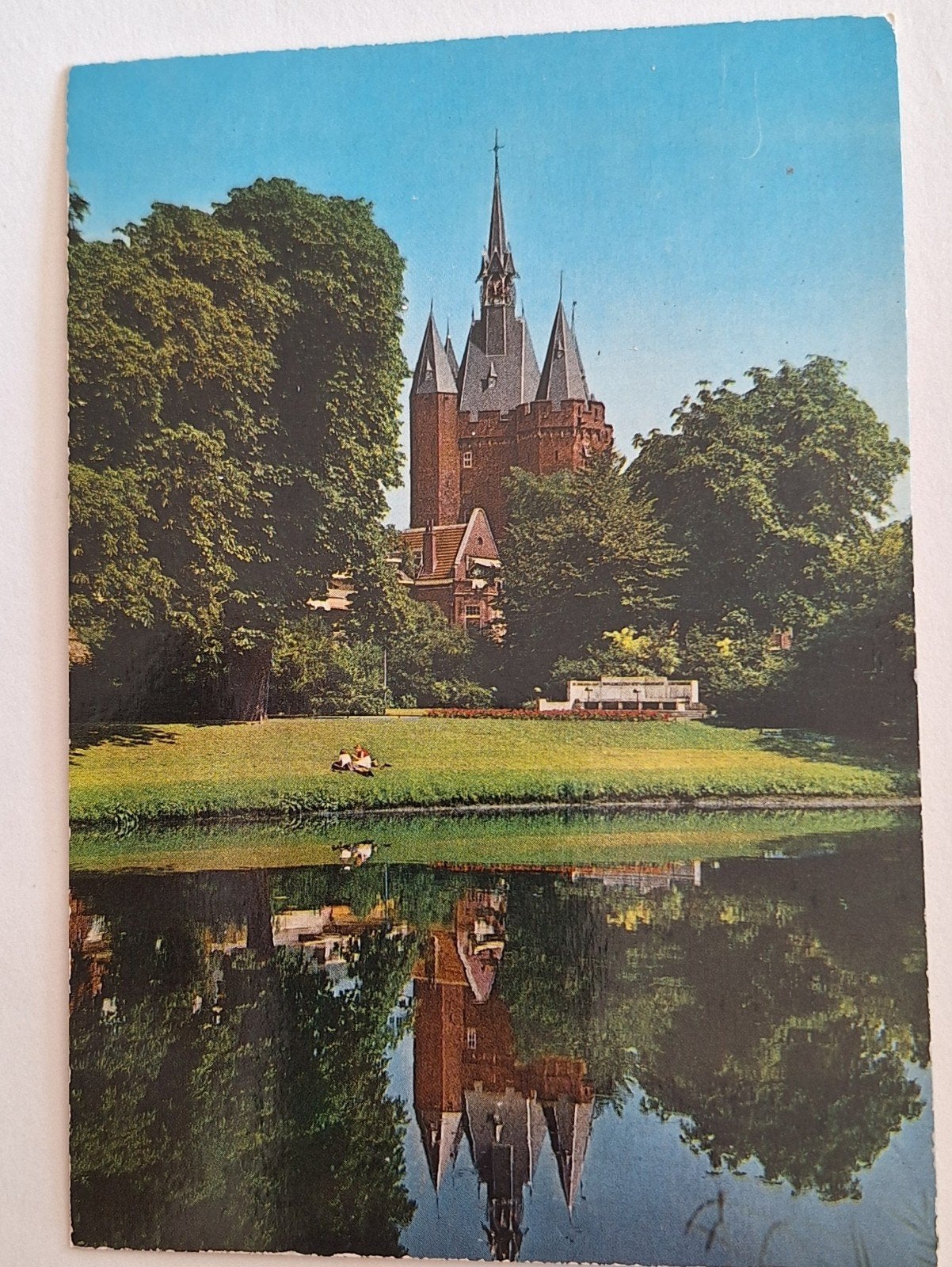 Oude Ansichtkaart Sassenpoort Zwolle Gelderland, Ophalen of Verzenden, 1960 tot 1980, Gelopen, Gelderland