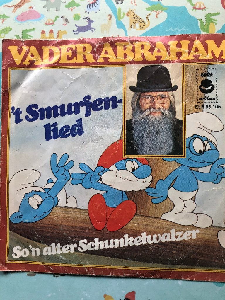 Single Smurfenlied Vader Abraham, Gebruikt, 7 inch, Ophalen of Verzenden, Overige typen