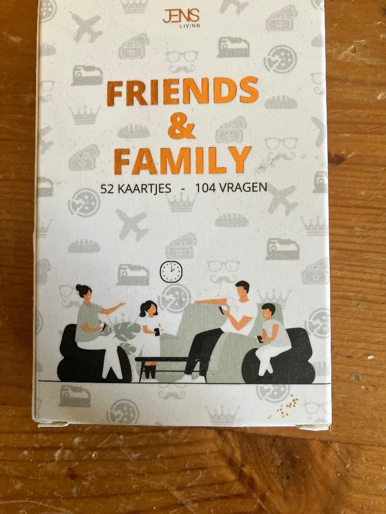 gezelschapsspel friends & family 104 vragen 52 kaarten, Ophalen of Verzenden, Nieuw