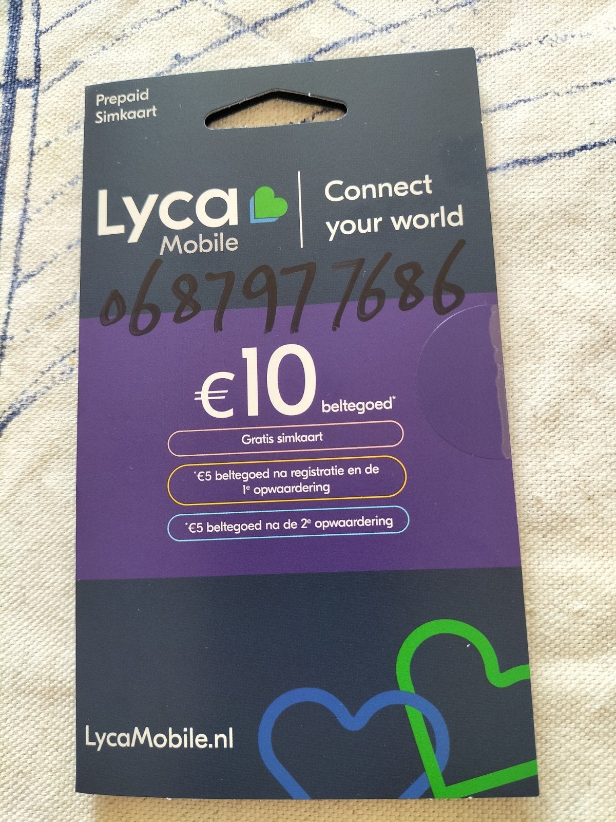 06. 87 97 76 86 top nummer Lyca prepaid 0687977686, Verzenden, Nieuw, KPN, Simkaart