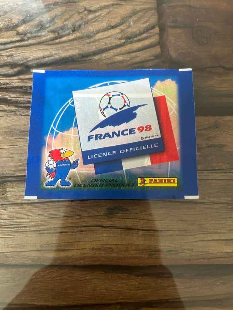 Panini France 98 WK gesloten zakje, Ophalen of Verzenden, Zo goed als nieuw, Sport