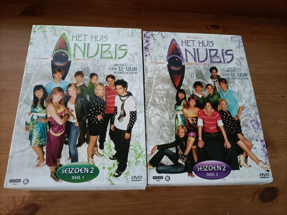 Het Huis Anubis Seizoen 2 Deel 1 & 2 DVD Boxen, Alle leeftijden, Nederlands, Overige genres, Zo goed als nieuw