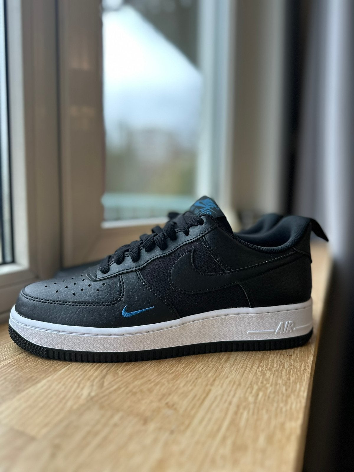 Nike Air Force 1 low Leer - nieuw/origineel - maat 41, Blauw, Nieuw, Ophalen of Verzenden, Sneakers of Gympen