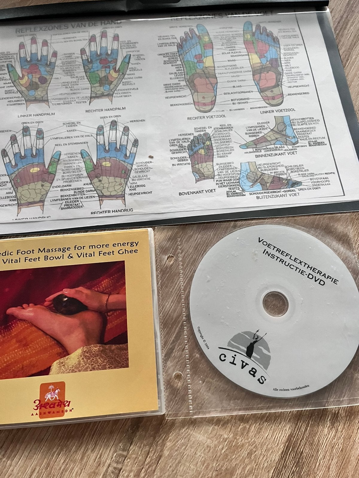 Voetreflextherapie DvD van Civas, Boeken, Studieboeken en Cursussen, Ophalen of Verzenden, Zo goed als nieuw