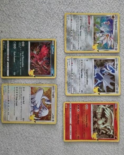 Pokémon Celebrations Kaarten - Solgaleo, Dialga, Yveltal, Lu, Ophalen of Verzenden, Zo goed als nieuw, Meerdere kaarten, Foil