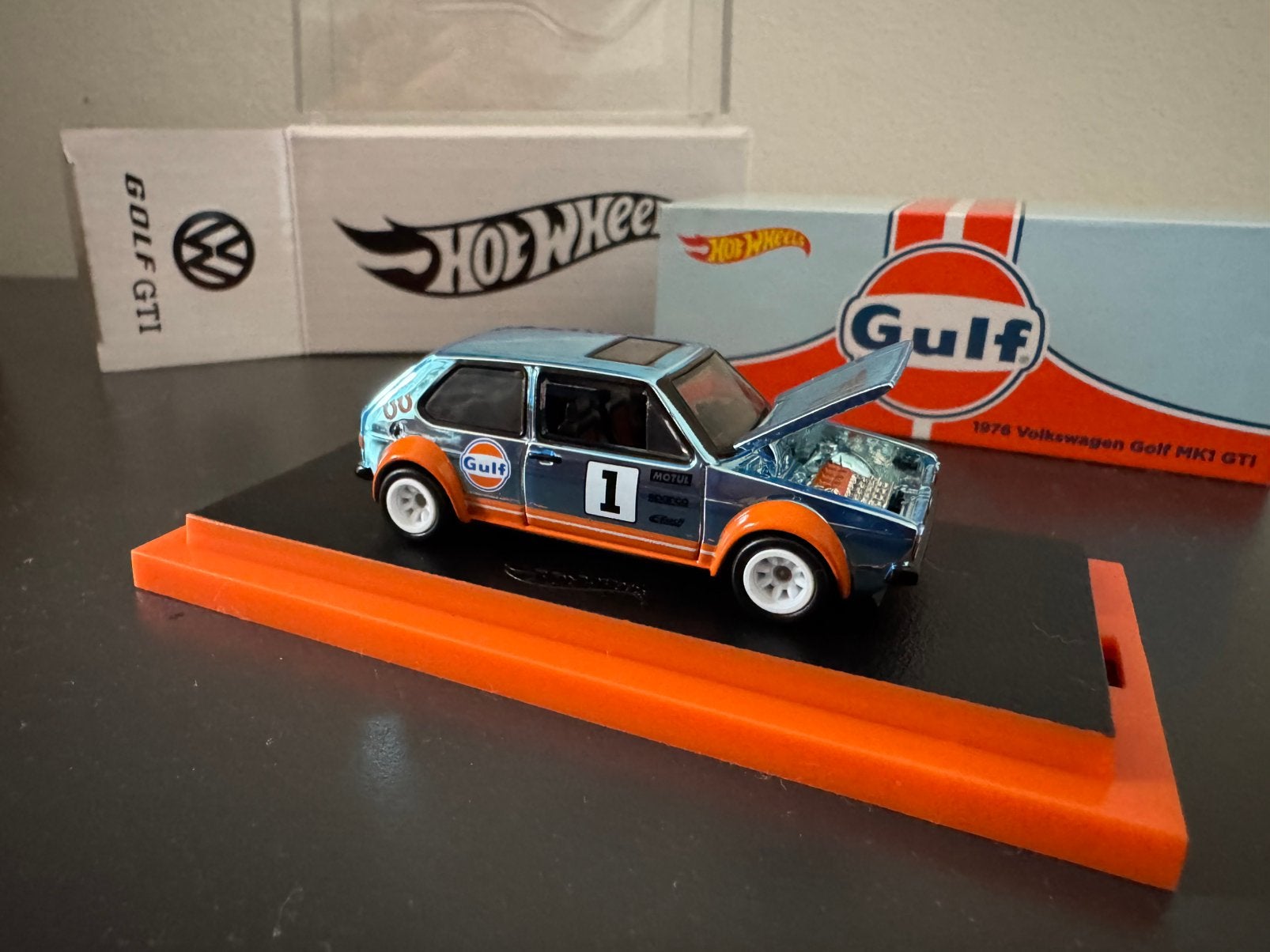 Hot Wheels RLC: Volkswagen Golf Mk1 GTI 1976 Gulf, Ophalen of Verzenden, Nieuw