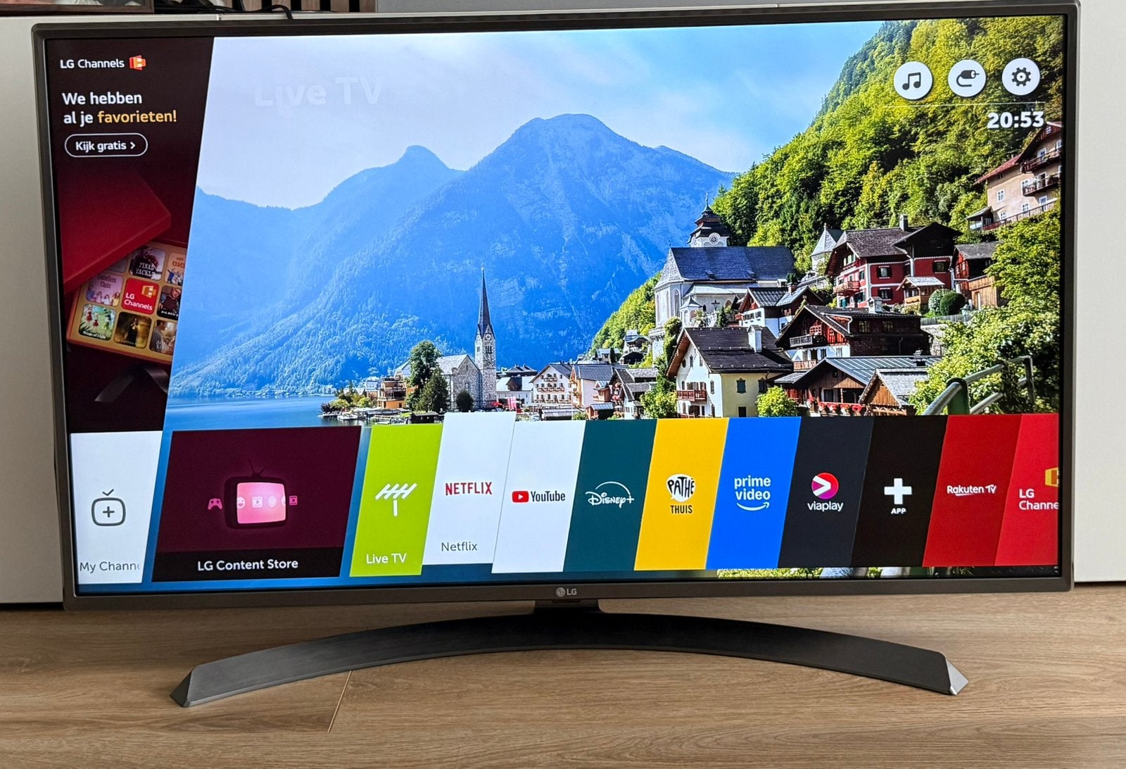 LG 43 inch smart tv 4k, Ophalen, 50 Hz, Zo goed als nieuw, 100 cm of meer