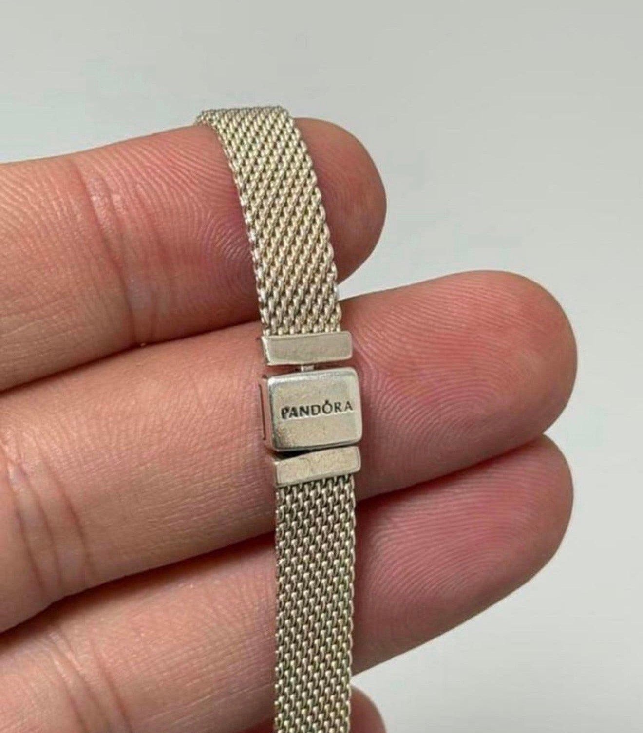 Pandora Reflexions Armband Mesh 597712 silver 925 zilver, P, P, P, Ophalen of Verzenden
