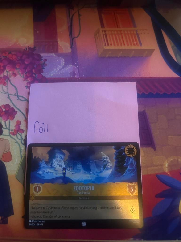 Zootopia tundratown foil, Ophalen of Verzenden, Nieuw, Foil