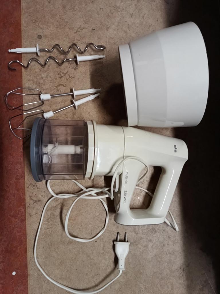 Keukenmixer hakmolen Braun multimix 220 watt, Minder dan 1 liter, Ophalen of Verzenden