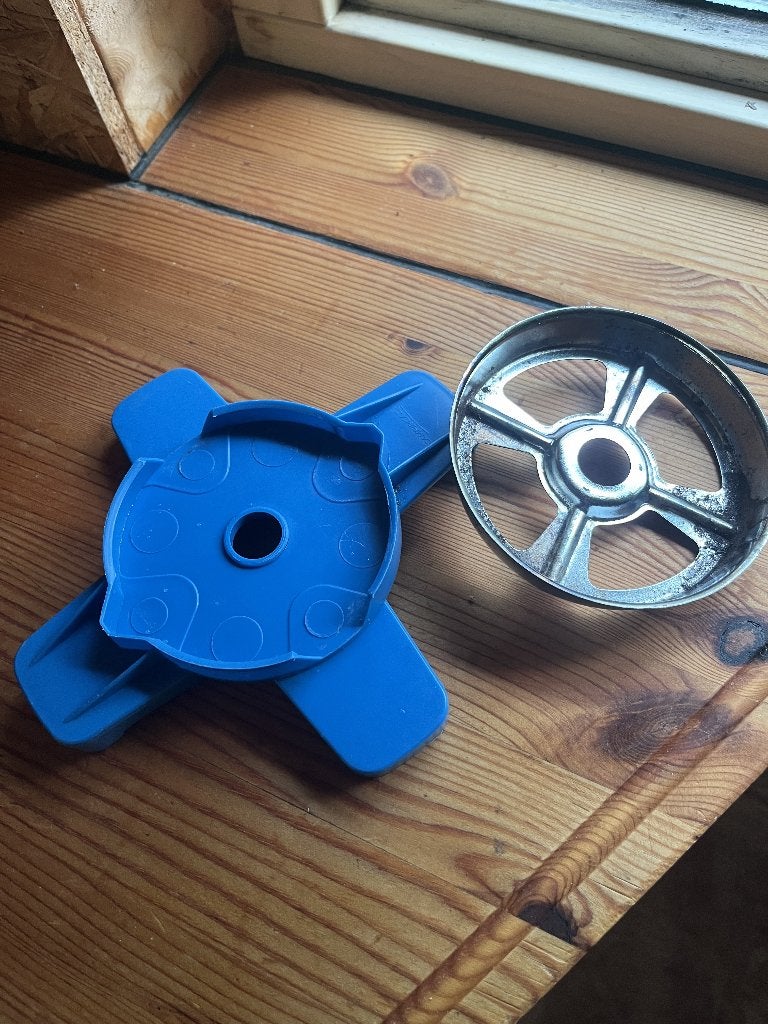 stabiliteitskruis & windscherm voor campingaz kooktoestel, Ophalen of Verzenden, Gebruikt