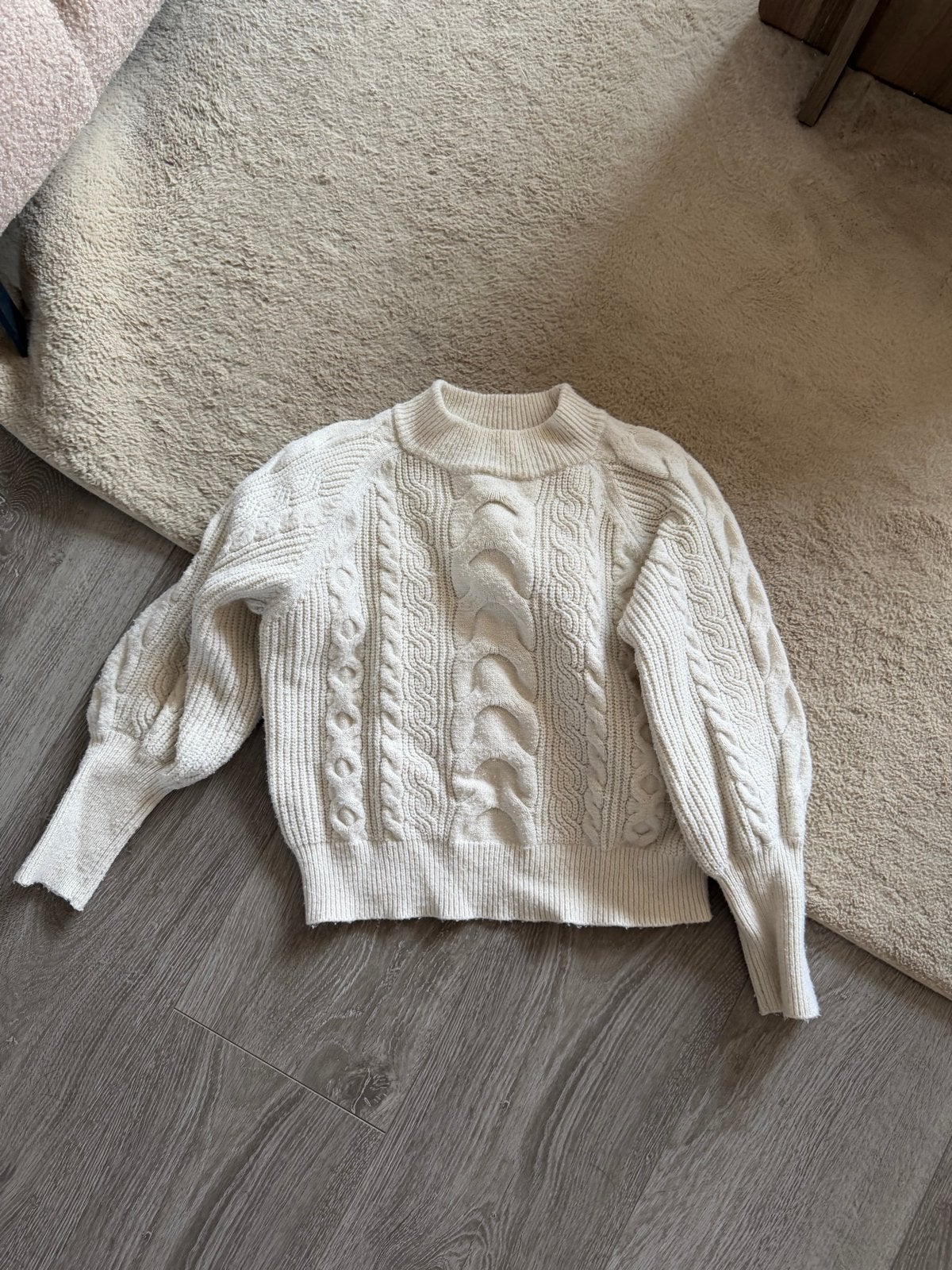 Loavies Trui Wit Maat S, Verzenden, Zo goed als nieuw, Maat 36 (S), Wit