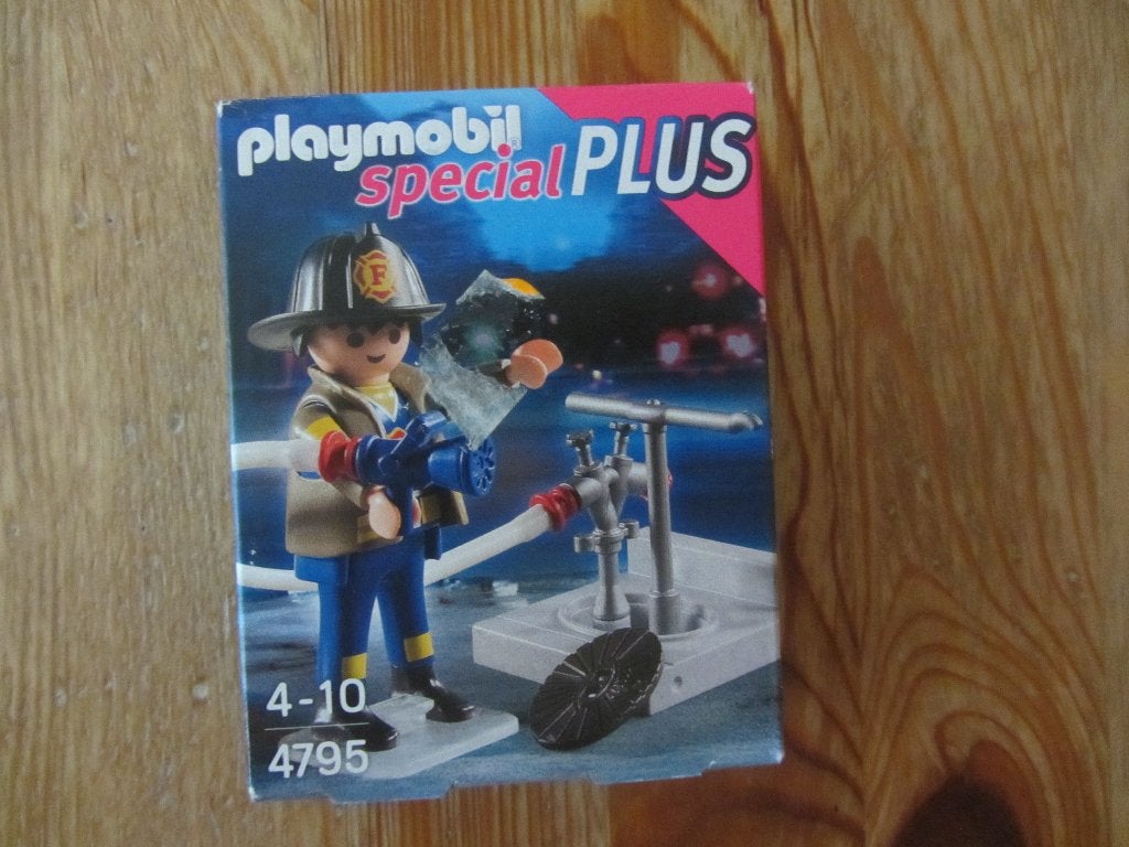 Playmobil 4795 Brandweerman met brandkraan (nieuw), Ophalen of Verzenden, Nieuw, Complete set