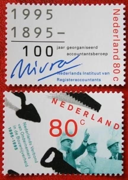 Nederland 1995 - nvph 1637-1638 - Gecombineerde uitgifte, Postzegels en Munten, Postzegels | Nederland, Verzenden, Na 1940, Postfris