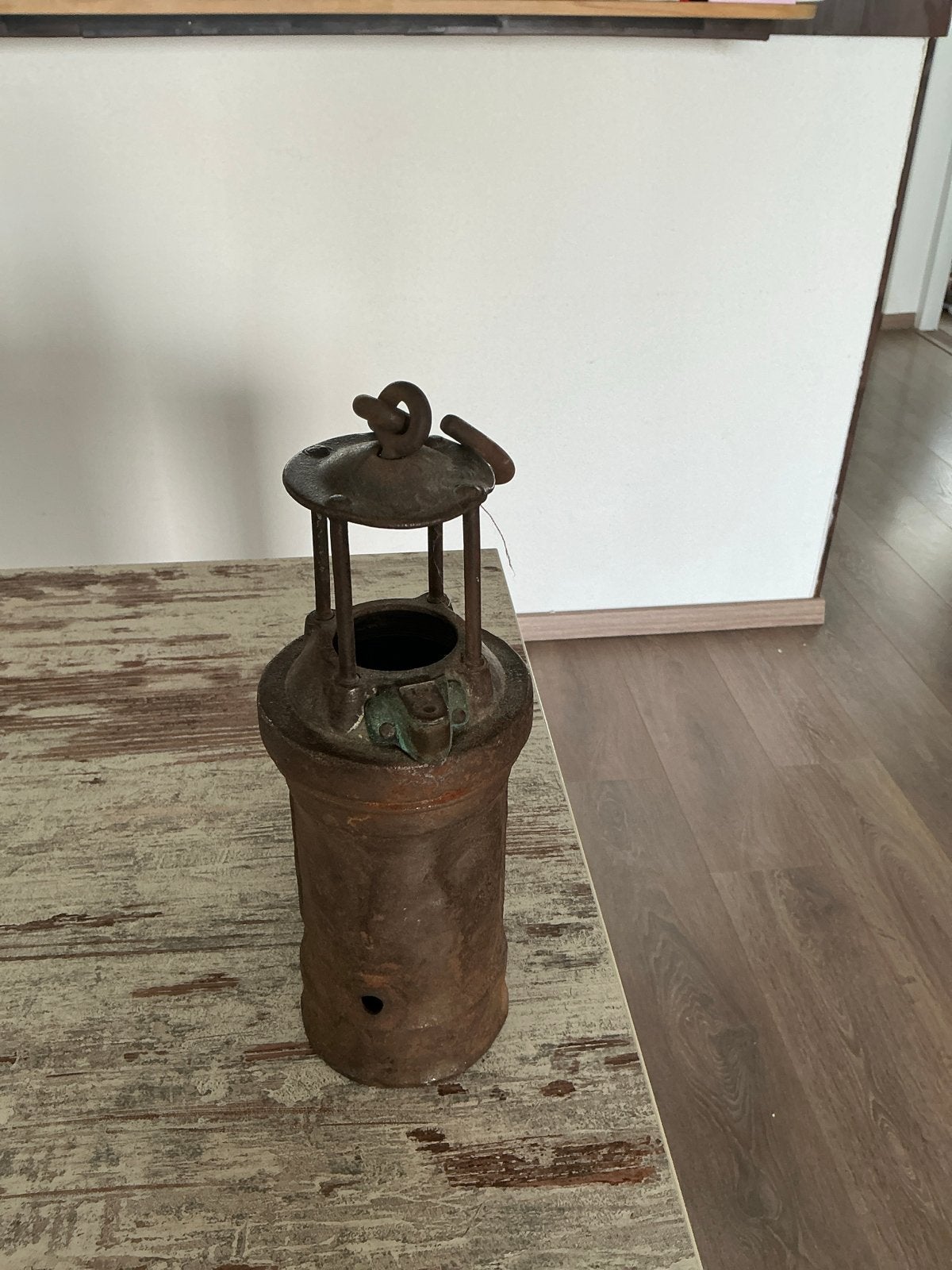 Antieke mijnlamp - Rustieke decoratie, Ophalen