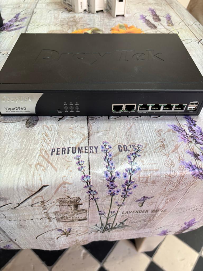 DrayTek Vigor2960 Dual-WAN Security Firewall Router, Ophalen of Verzenden, Gebruikt, Router