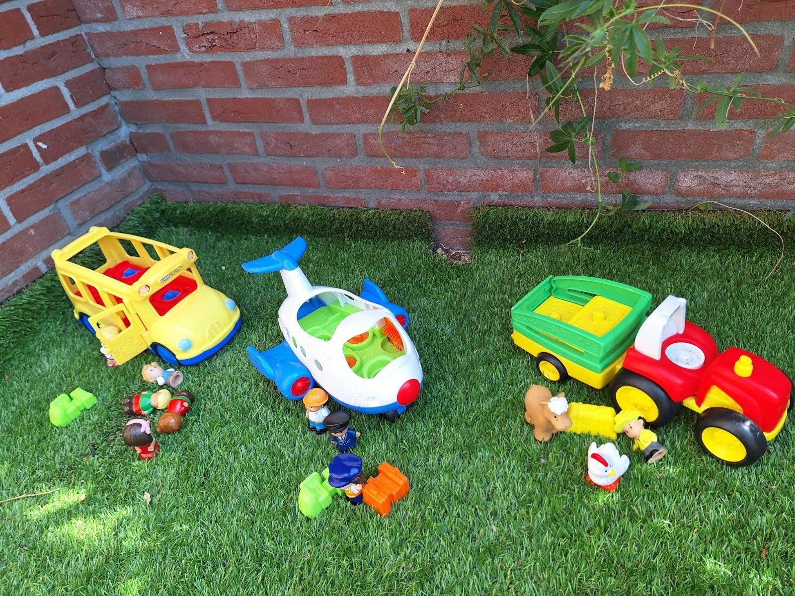 fisher price schoolbus, Ophalen, Zo goed als nieuw, Speelset, Met geluid