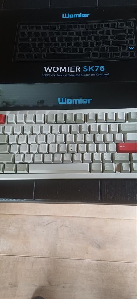 Womier SK75 75% VIA Support Draadloos Aluminium Toetsenbord, Ophalen of Verzenden, Nieuw