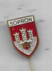 SOPRON SPELD, Verzamelen, Speldjes, Pins en Buttons, Ophalen of Verzenden, Gebruikt, Stad of Land, Speldje of Pin