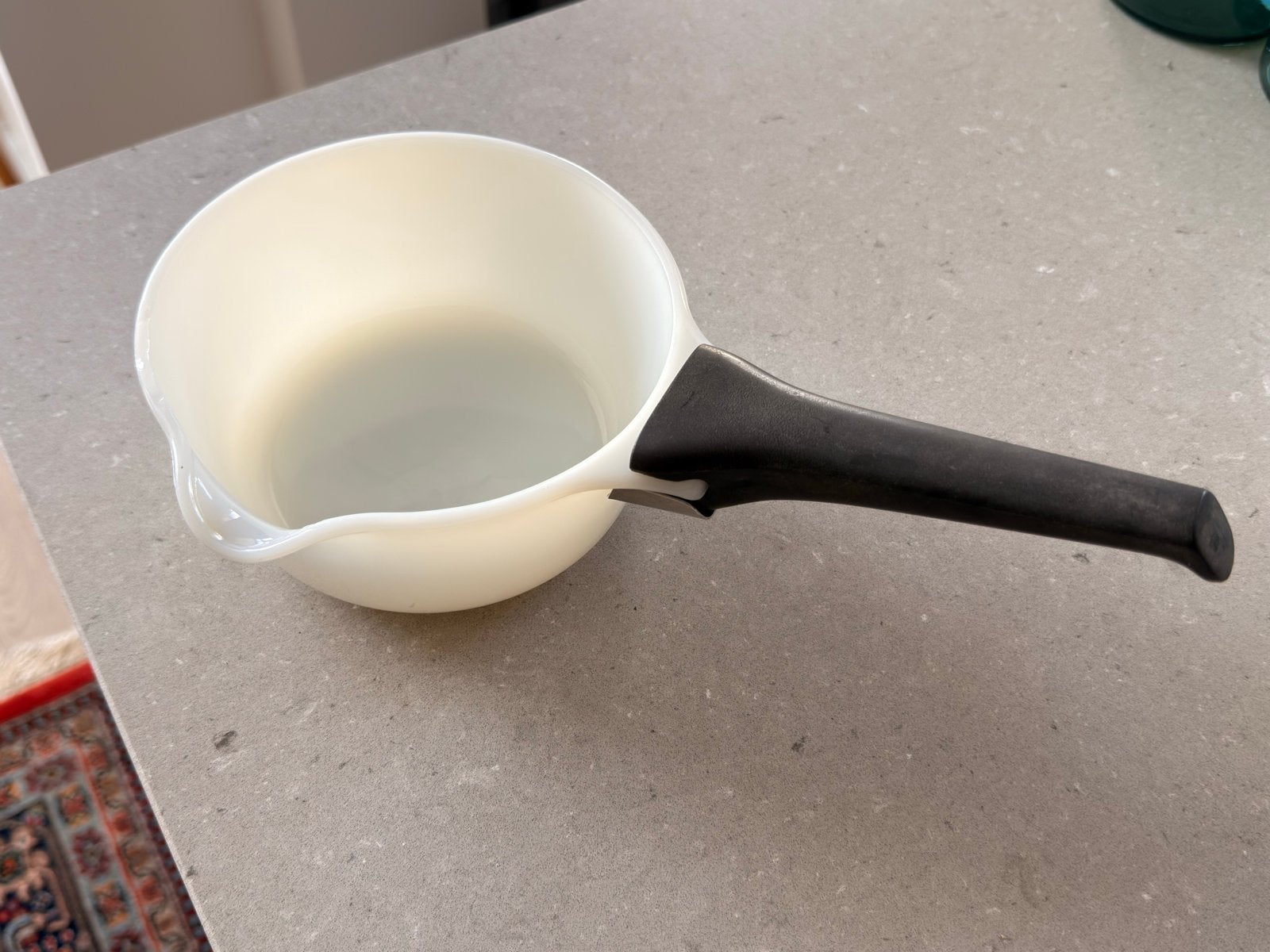 Schott & Gen Mainz Jenaer Glas pan - Melkpan, Ophalen, Met handvatten, Kookpan, Overige merken