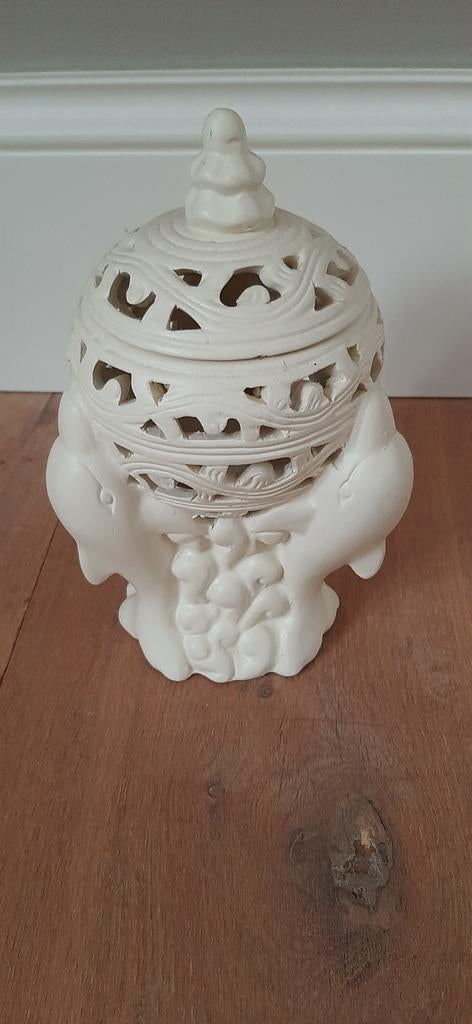 Waxinelichthouder sfeervol, Ophalen of Verzenden, Zo goed als nieuw, Overige materialen, Minder dan 25 cm