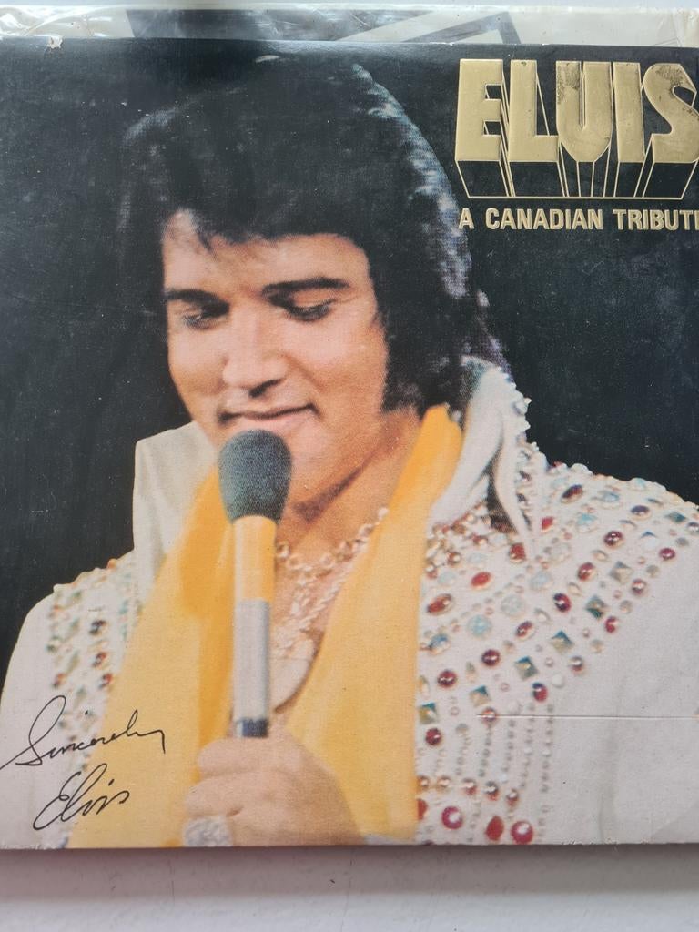 Elvis Presley - A Canadian Tribute LP (1978), Complilatie, Ophalen, Gebruikt, 12 inch