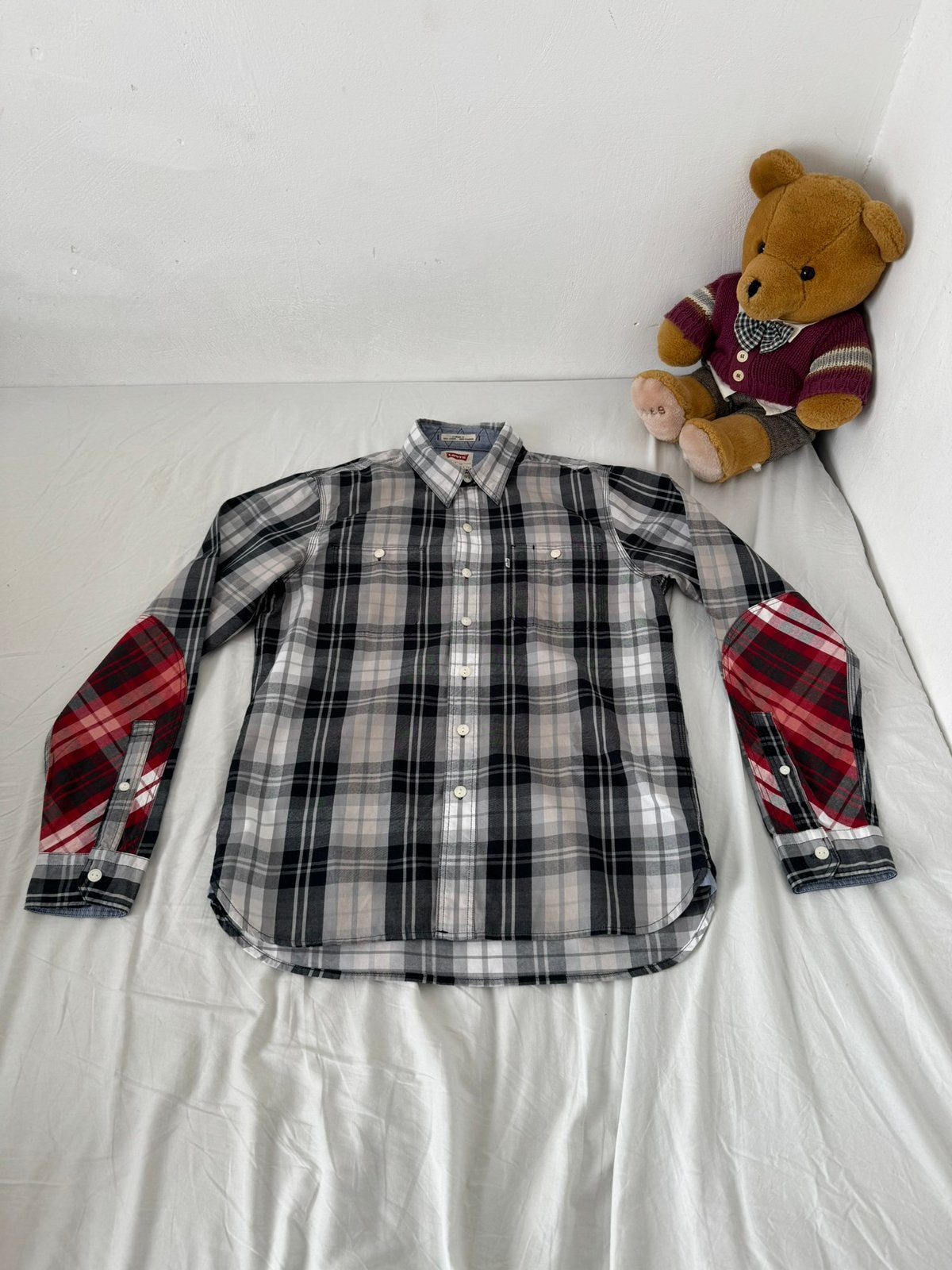 Uniek Levi’s overhemd, Ophalen of Verzenden, Zo goed als nieuw, Meerkleurig, Halswijdte 38 (S) of kleiner