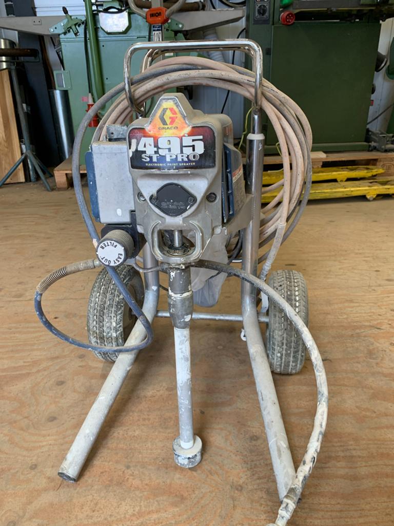 Graco 495 ST Pro Verfspuit - Professionele Airless Spuit, Ophalen of Verzenden, Gebruikt, Verfspuit of Verfpomp