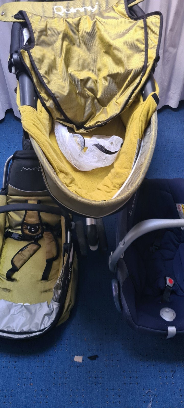 Quinny Buzz 3-in-1 Kinderwagen met Maxi-Cosi, Kinderen en Baby's, Gebruikt, Met autostoeltje, Combiwagen, Quinny