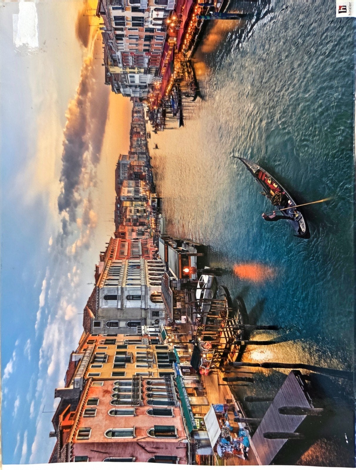 Hinkler Piece Jigsaw Venetie legpuzzel 1000 stukjes, Ophalen of Verzenden, 500 t/m 1500 stukjes, Zo goed als nieuw, Legpuzzel