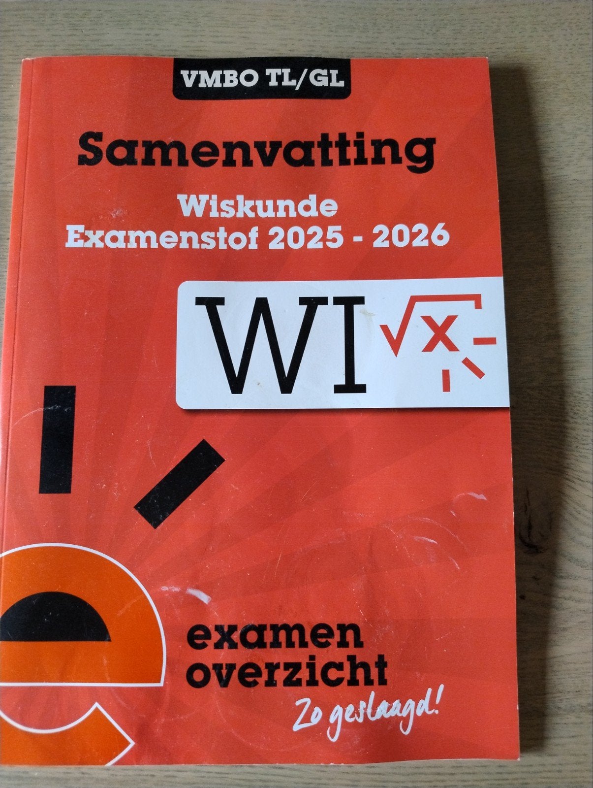 Samenvatting Examenstof Wiskunde VMBO TL/GL, Boeken, Ophalen of Verzenden, Nederlands, Overige niveaus, ExamenOverzicht