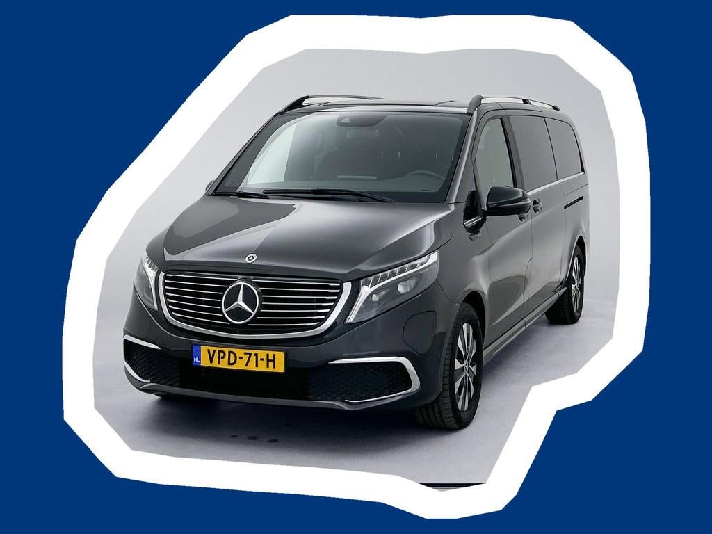 Mercedes-Benz EQV 300 L3 90kWh DC Burmster Dubbele cabine Gr, Auto's, Adaptive Cruise Control, Gebruikt, Zwart, Met garantie (alle)