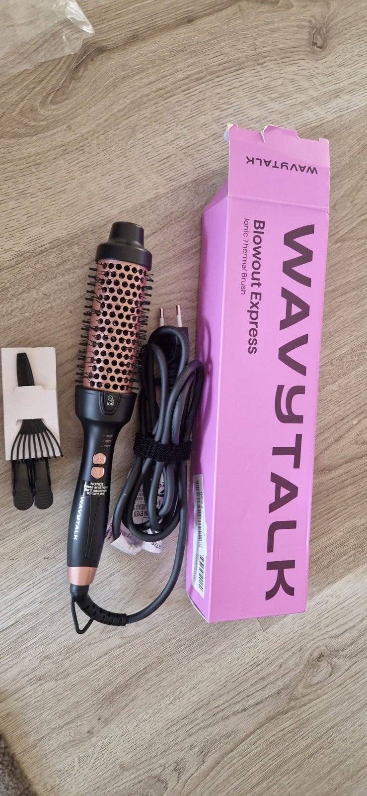 WavyTalk Blowout Talk Ionic Thermal Brush - Nieuw in doos, Witgoed en Apparatuur, Ophalen, Nieuw, Haarverzorging