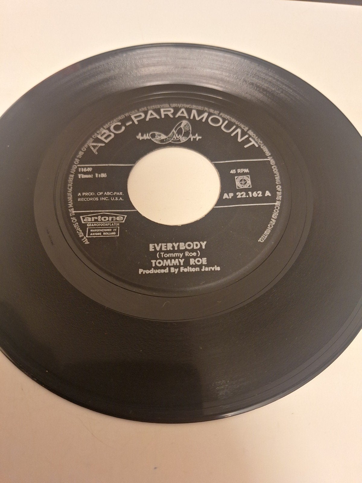 Tommy Roe - Everybody, 1964., Verzenden, 7 inch, Poprock