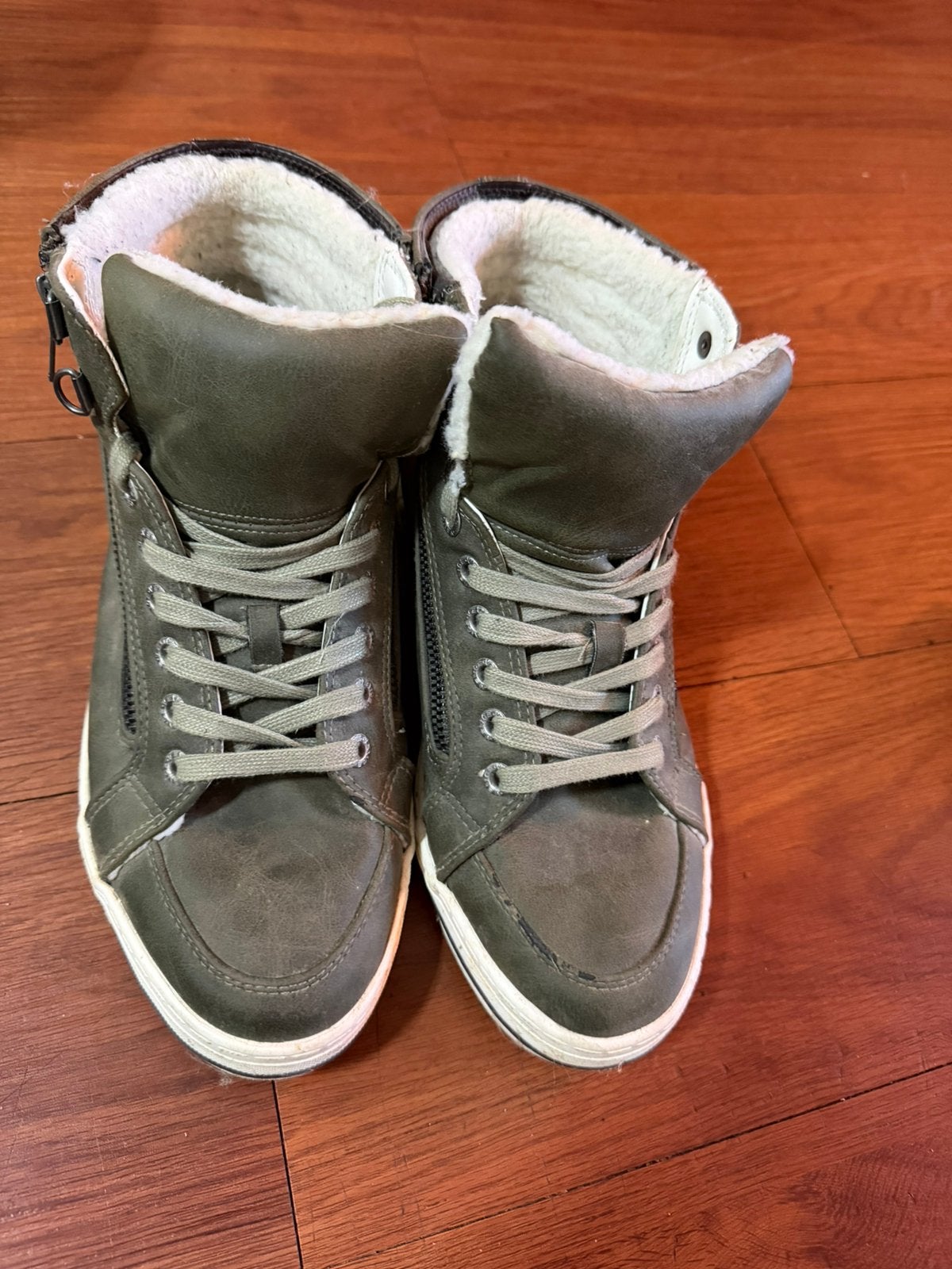 Gympen, Ophalen, Venice, Groen, Sneakers of Gympen