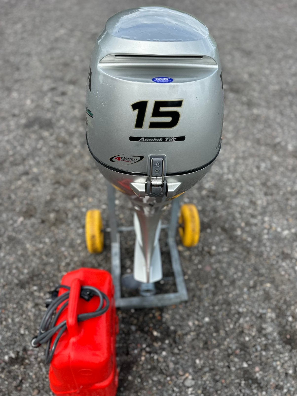 Honda bf15 lang LRTU tilt assist, elec start. PLAATJE, Ophalen, Zo goed als nieuw, Benzine, 30 pk of meer