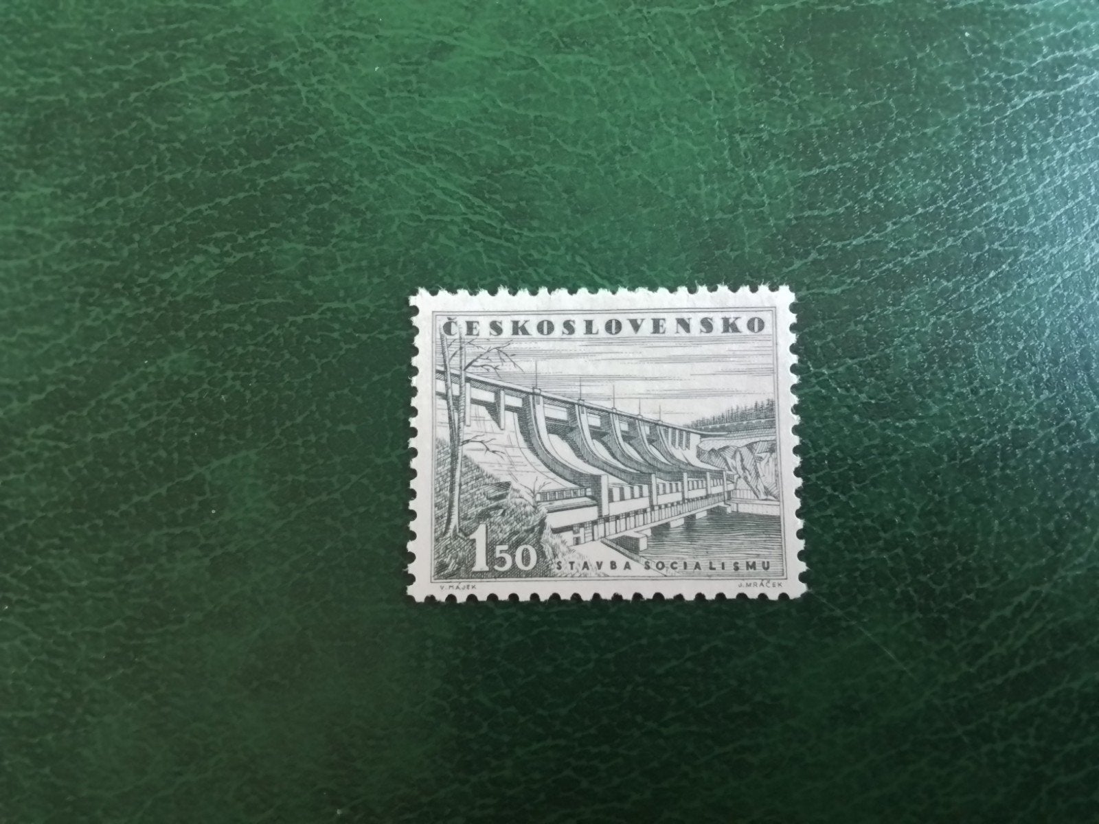 Tsjecho-Slowakije postfris stuwdam, Ophalen of Verzenden, Overige landen, Postfris