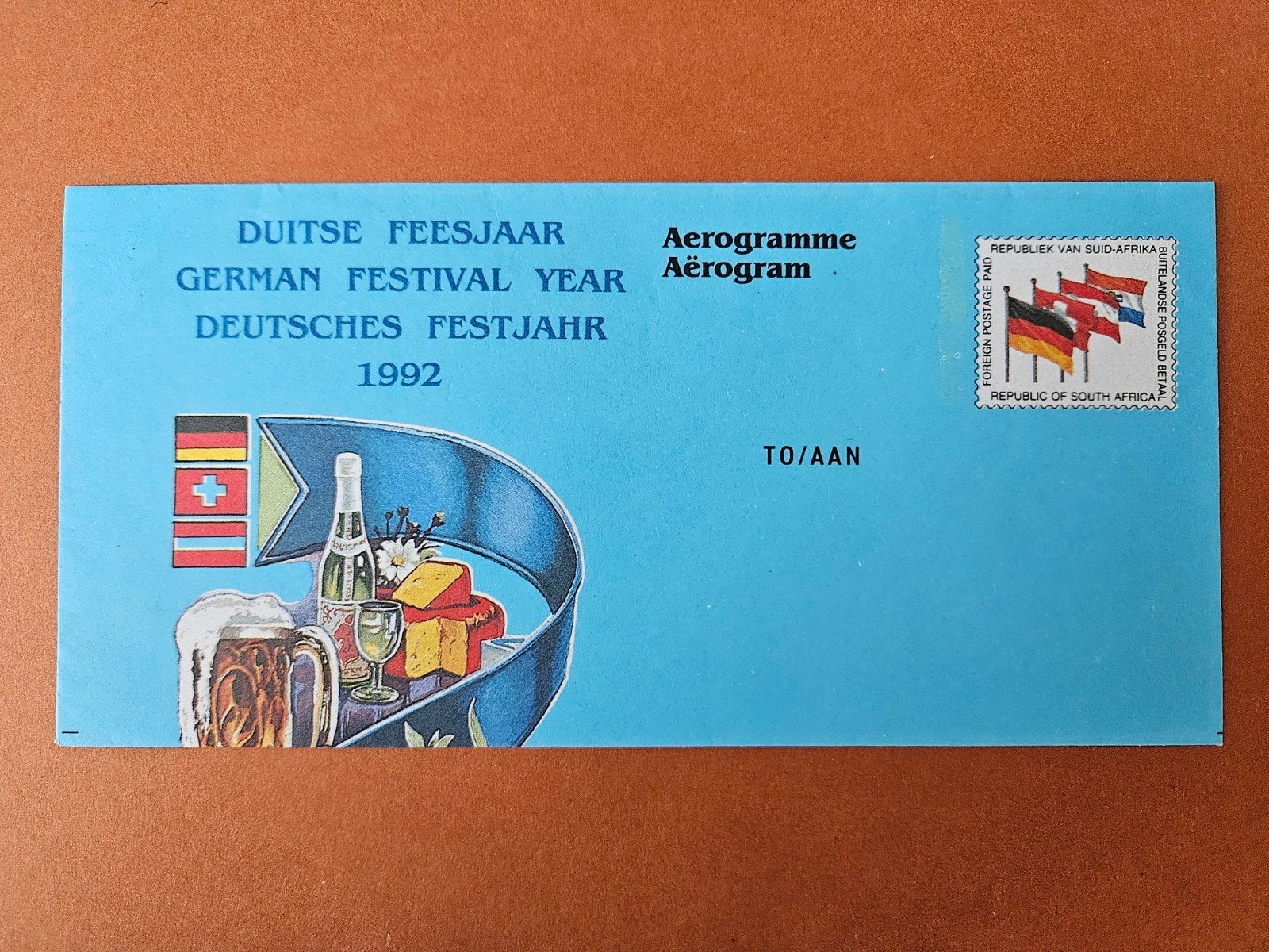 07) Aerogramme 1992 South Afrika, Ophalen of Verzenden, Overige typen