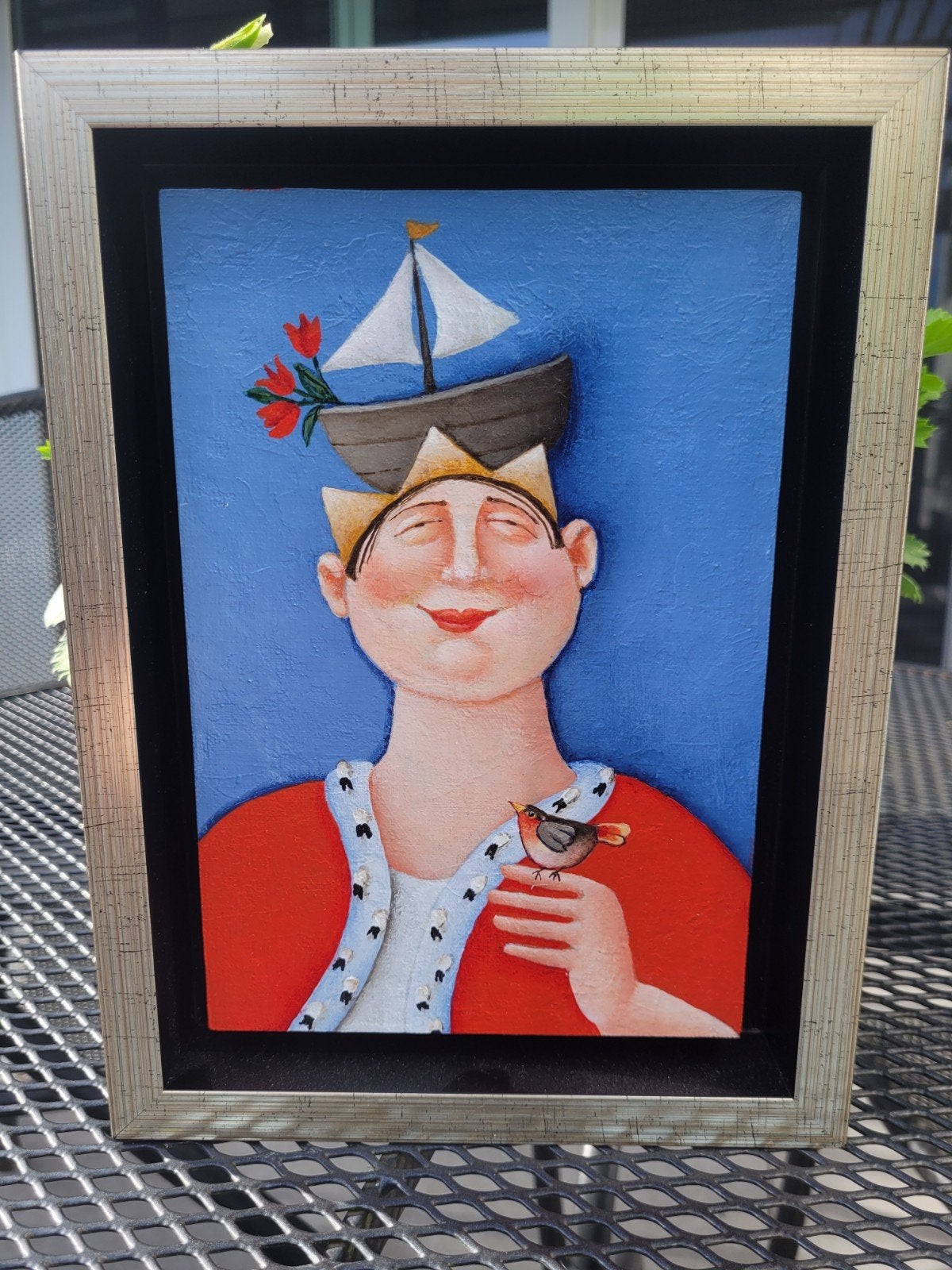 Ada Breedveld - Kings Bark (Gesigneerd, incl. baklijst), Antiek en Kunst, Ophalen of Verzenden