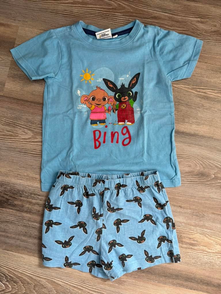 Korte pyjama maat 110/116, Kinderen en Baby's, Kinderkleding | Maat 110, Ophalen of Verzenden, Zo goed als nieuw, Jongen of Meisje