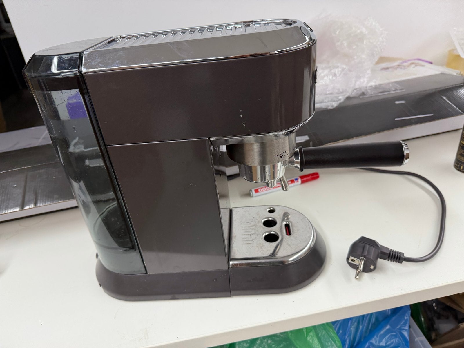 DeLonghi Dedica arte Espressomachine, Afneembaar waterreservoir, Gebruikt, Delonghi, Espresso apparaat