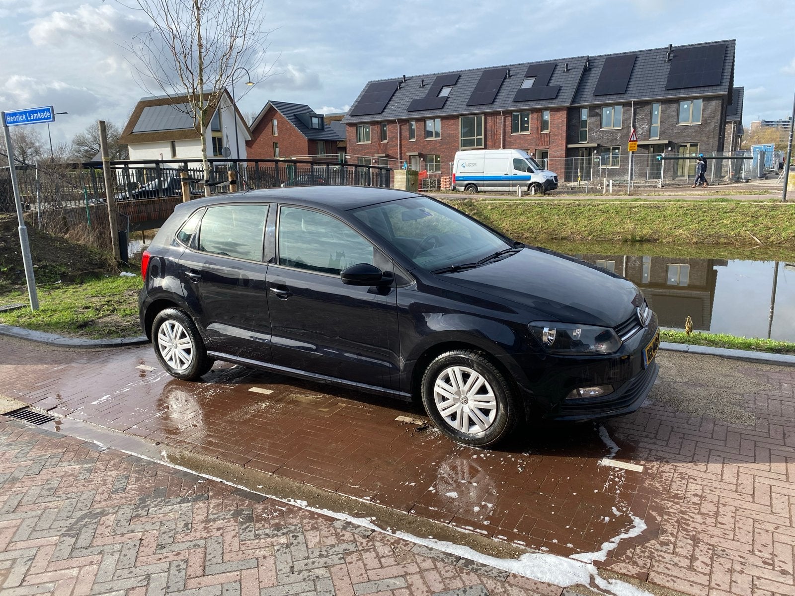 Volkswagen Polo 1.0 TSI 55KW 2017 Zwart, Auto's, Volkswagen, Zwart, Handgeschakeld, Particulier, 3 cilinders