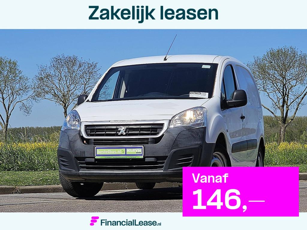 PEUGEOT PARTNER 1.6 3-zits airco euro6!, Traction-control, Gebruikt, Euro 6, Bedrijf