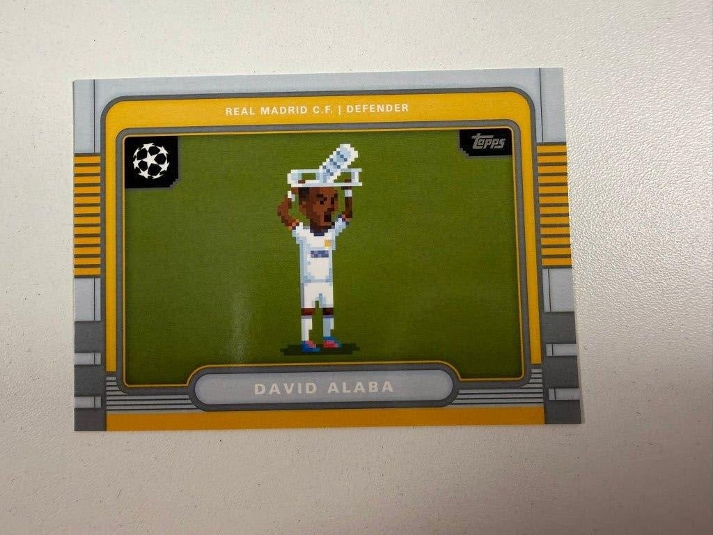 David Alaba 8-Bit Club Competitions 2025-26, Ophalen of Verzenden, Nieuw, Buitenlandse clubs, Poster, Plaatje of Sticker