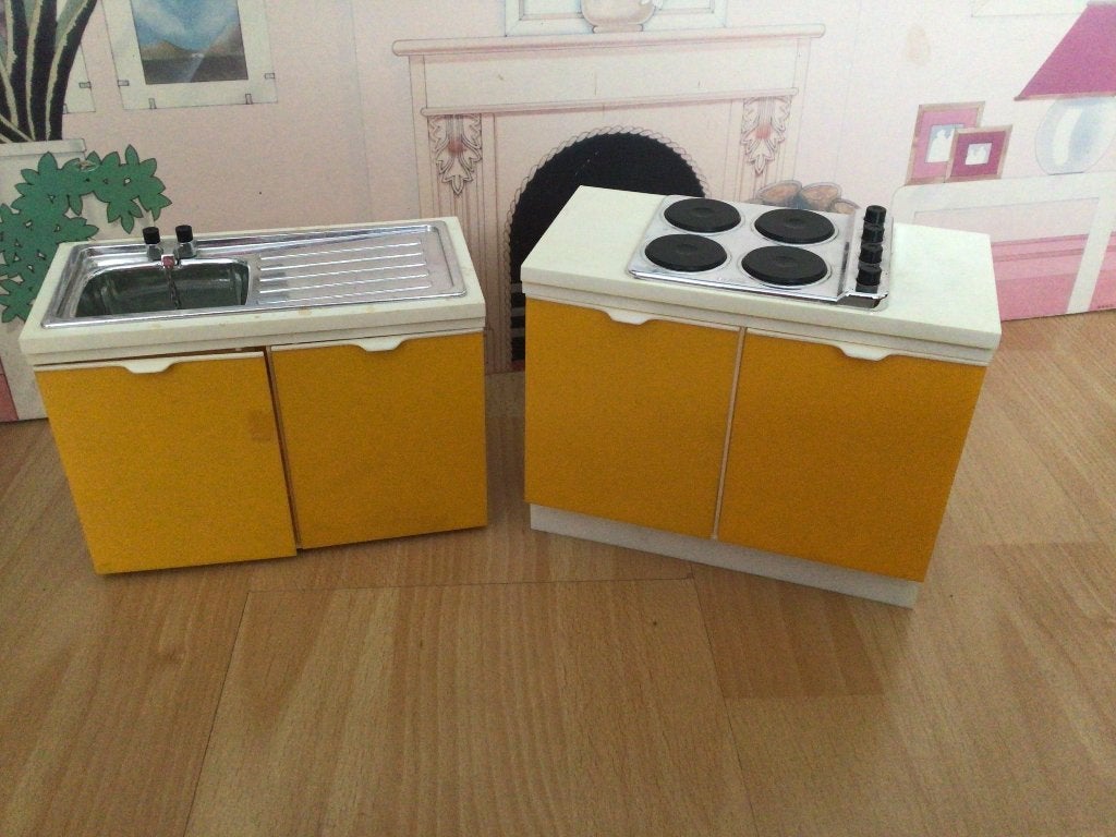Vintage barbie Sindy keuken, Ophalen of Verzenden, Gebruikt, Accessoires