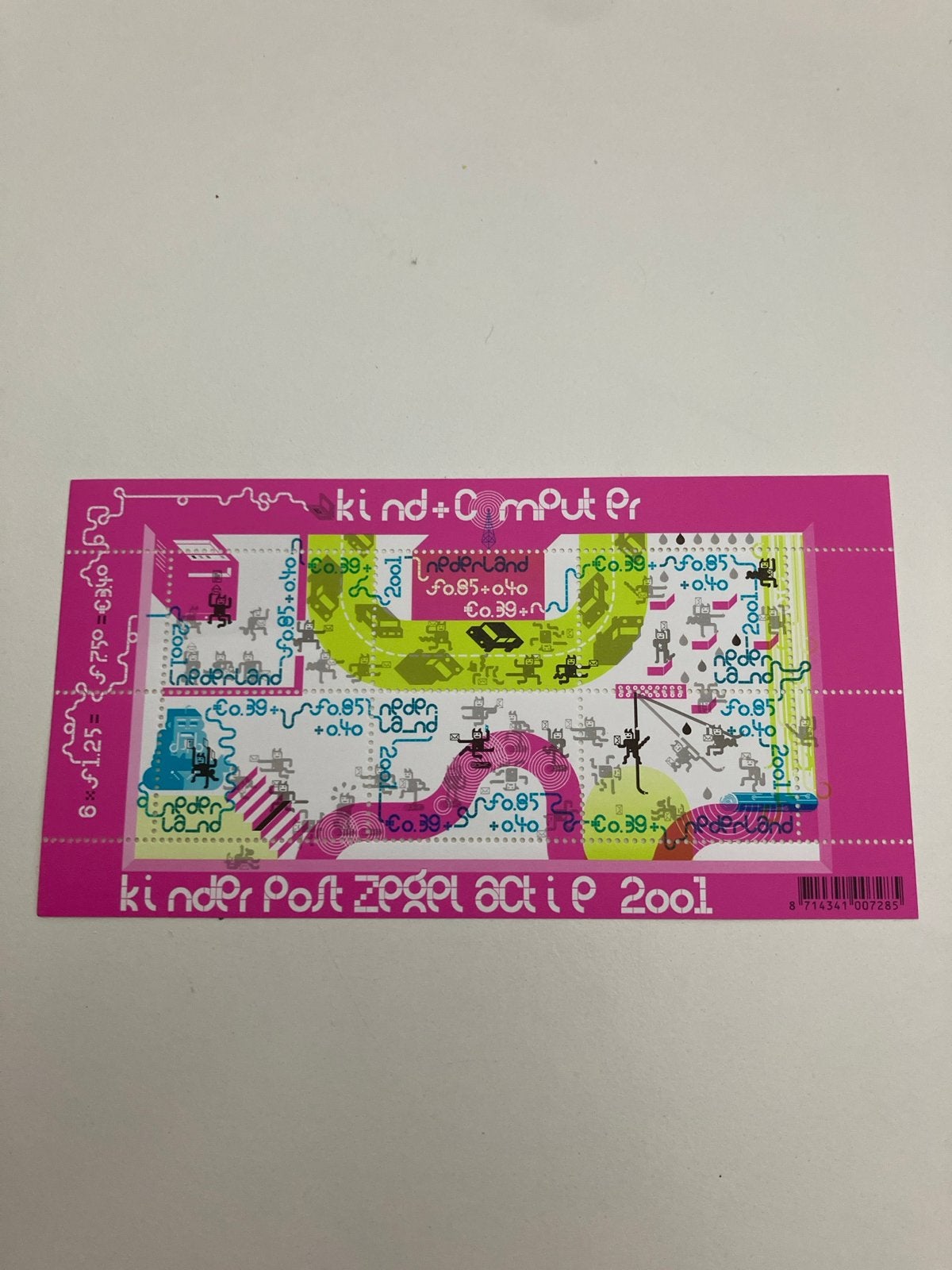 Kinderpostzegels 2001 - Kind + Computer, Ophalen of Verzenden, Na 1940, Postfris