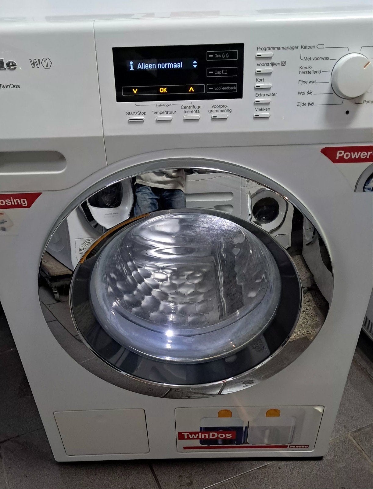 miele w1 powerwash & twindos  8kg,, Witgoed en Apparatuur, Ophalen, Minder dan 85 cm, 8 tot 10 kg, Voorlader