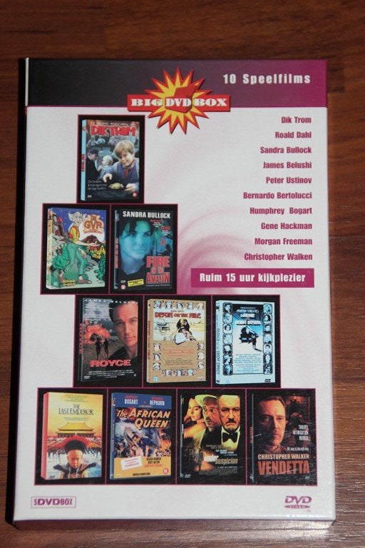 big dvd box 10 speelfilms, Alle leeftijden, Ophalen of Verzenden, Gebruikt